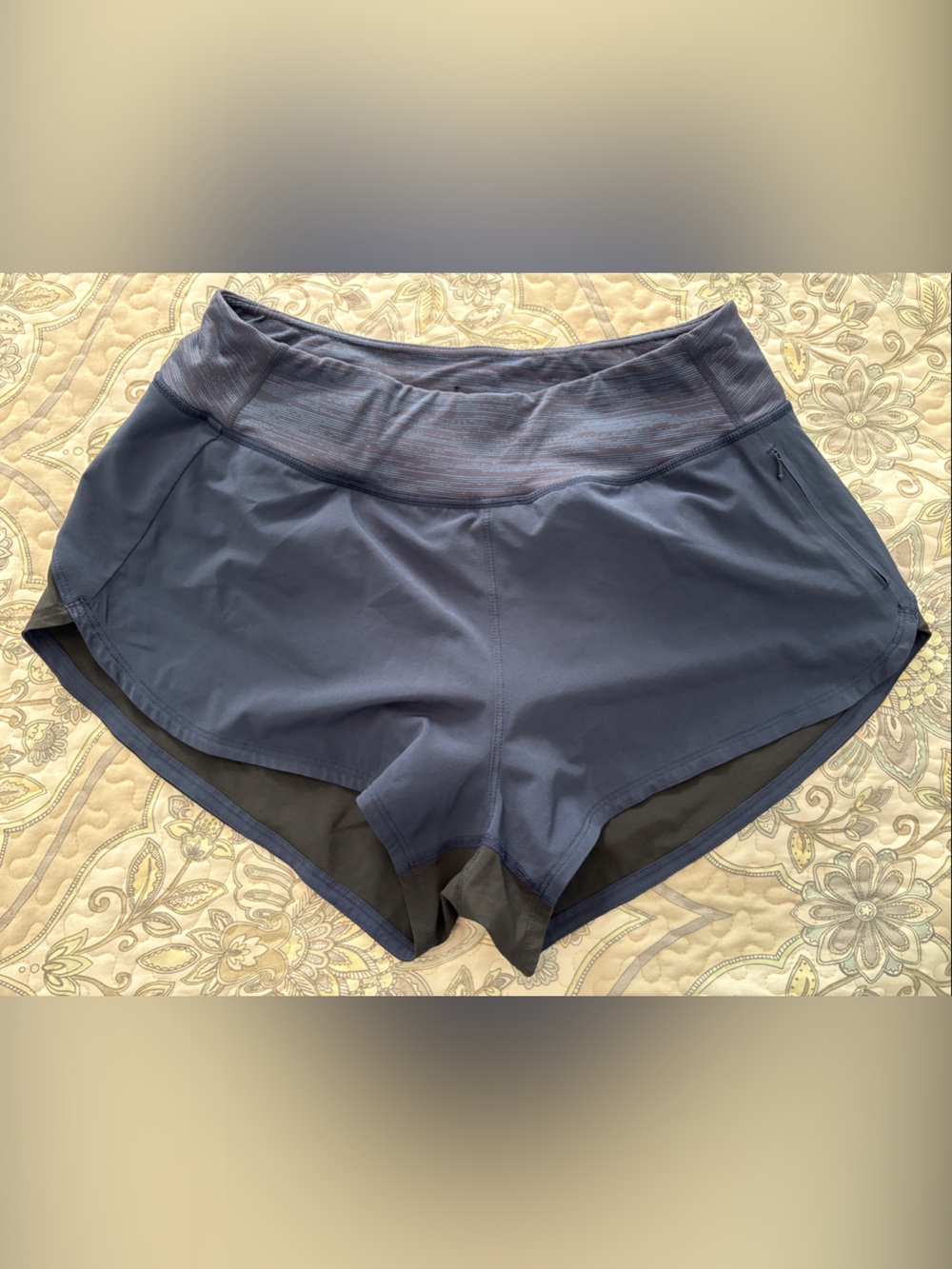 Outdoor Voices Women’s Hudson Athletic Shorts — Navy and Blue LIMITED EDITION